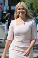 HOLLY WILLOGHNY Outside ITV Studios in London 05/05/2016