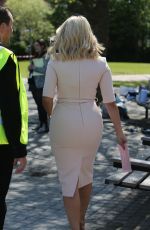 HOLLY WILLOGHNY Outside ITV Studios in London 05/05/2016