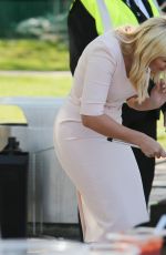 HOLLY WILLOGHNY Outside ITV Studios in London 05/05/2016