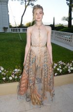 ELLE FANNING at Amfar\