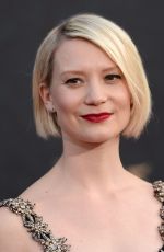 MIA WASIKOWSKA at Alice Through the Looking Glass Premiere in Hollywood 05/23/2016