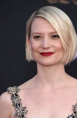 MIA WASIKOWSKA at Alice Through the Looking Glass Premiere in Hollywood 05/23/2016