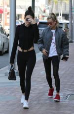 KENDALL JENNER and HAILEY BALDWIN Shopping at a Store in Beverly Hills 05/29/2016
