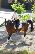 IGGY AZALEA at Horse Riding in Los Angeles 04/29/2016