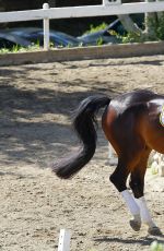 IGGY AZALEA at Horse Riding in Los Angeles 04/29/2016
