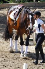 IGGY AZALEA at Horse Riding in Los Angeles 04/29/2016