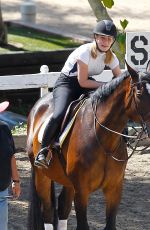 IGGY AZALEA at Horse Riding in Los Angeles 04/29/2016