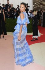 IRINA SHAYK at Costume Institute Gala 2016 in New York 05/02/2016