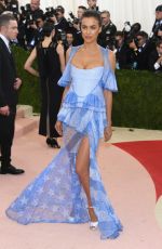 IRINA SHAYK at Costume Institute Gala 2016 in New York 05/02/2016