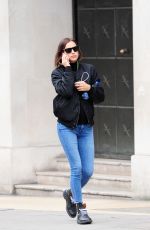 IRINA SHAYK in Jeans Out and About in London 05/25/2016