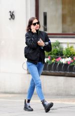 IRINA SHAYK in Jeans Out and About in London 05/25/2016