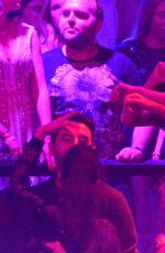 IRINA SHAYK Partying at Gotha Club in Cannes 05/18/2016