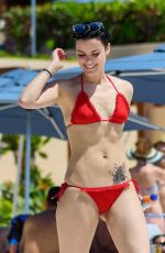 JAIMIE ALEXANDER in Bikinis At a Pool in Cancun 05/10/2016