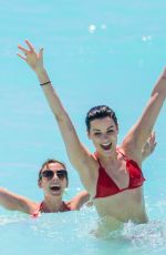 JAIMIE ALEXANDER in Bikinis At a Pool in Cancun 05/10/2016