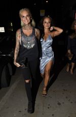 JEMMA LUCY and OLIVIA WALSH at Club LIV in Manchester 05/12/2016