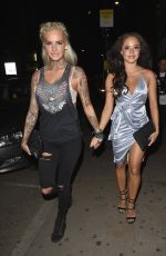 JEMMA LUCY and OLIVIA WALSH at Club LIV in Manchester 05/12/2016