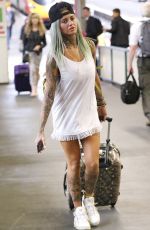 JEMMA LUCY at Euston Station in London 05/26/2016