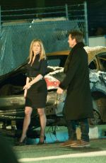 JENNIFER ANISTON on the Set of 