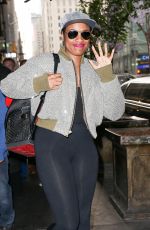 JENNIFER HUDSON Leaves Tao Restaurant in New York 05/07/2016