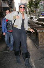 JENNIFER HUDSON Leaves Tao Restaurant in New York 05/07/2016