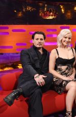 JENNIFER LAWRENCE at Graham Norton Showin in London 05/09/2016