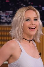 JENNIFER LAWRENCE at Tonight Show with Jimmy Fallon in New York 05/23/2016