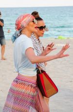 JENNIFER LOPEZ at a Beach in Miami 05/06/2016