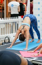 JENNIFER METCALFE Doing Yoga at Trafford Centre in Manchester 05/14/2016