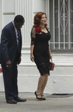 JENNIFER TILLY on the Set of 