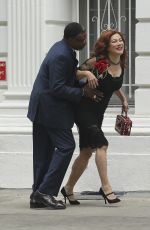 JENNIFER TILLY on the Set of 