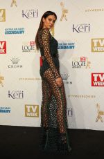 JESINTA CAMPBELL at 58th Annual Logie Awards in Melbourne 05/08/2016