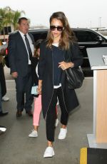 JESSICA ALBA at LAX Airport in Los Angeles 05/10/2016