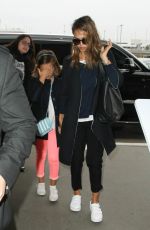 JESSICA ALBA at LAX Airport in Los Angeles 05/10/2016
