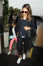 JESSICA ALBA at LAX Airport in Los Angeles 05/10/2016