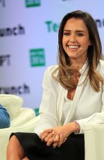 JESSICA ALBA at TechCrunch Disrupt Conference in Brooklyn 05/11/ 2016