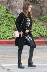 JESSICA ALBA Heading to an Event at Ucla in Los Angeles 05/05/2016