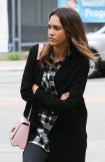 JESSICA ALBA Heading to an Event at Ucla in Los Angeles 05/05/2016