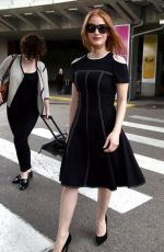 JESSICA CHASTAIN at Airport in Nice 05/10/2016