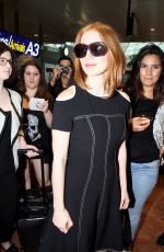 JESSICA CHASTAIN at Airport in Nice 05/10/2016