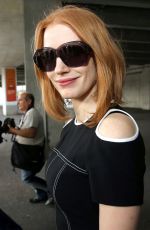 JESSICA CHASTAIN at Airport in Nice 05/10/2016