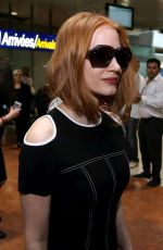 JESSICA CHASTAIN at Airport in Nice 05/10/2016