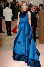 JESSICA CHASTAIN at Costume Institute Gala 2016 in New York 05/02/2016