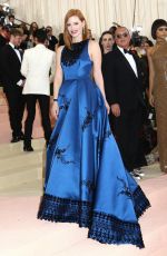 JESSICA CHASTAIN at Costume Institute Gala 2016 in New York 05/02/2016