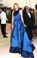 JESSICA CHASTAIN at Costume Institute Gala 2016 in New York 05/02/2016