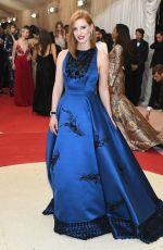 JESSICA CHASTAIN at Costume Institute Gala 2016 in New York 05/02/2016