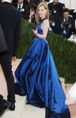 JESSICA CHASTAIN at Costume Institute Gala 2016 in New York 05/02/2016