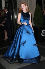 JESSICA CHASTAIN at Costume Institute Gala 2016 in New York 05/02/2016