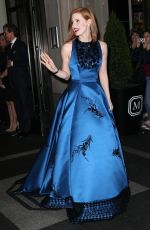 JESSICA CHASTAIN at Costume Institute Gala 2016 in New York 05/02/2016