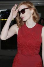 JESSICA CHASTAIN at LAX Airport in Los Angeles 05/13/2016