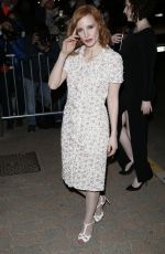 JESSICA CHASTAIN at Vanity Fair Dinner in Cannes 05/12/2016